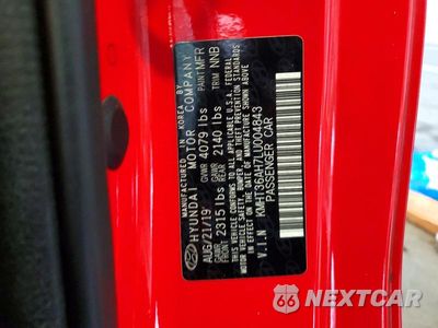 Zdjęcie 12 z 12 samochodu: 2020 HYUNDAI VELOSTER N BASE VIN:KMHT36AH7LU004843 - miniatura