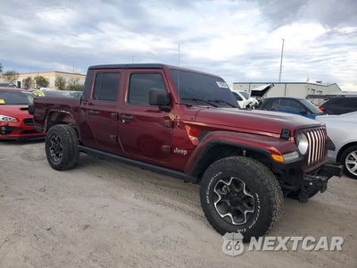 Czwarte zdjęcie samochodu z boku: 2021 JEEP GLADIATOR OVERLAND VIN:1C6HJTFG5ML528392 - miniatura