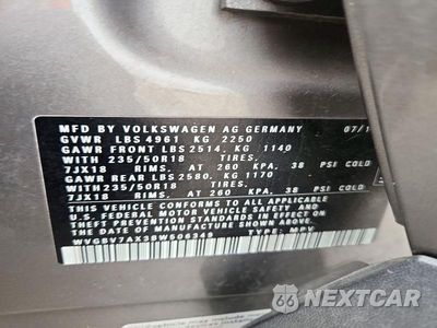 Zdjęcie 13 z 13 samochodu: 2011 VOLKSWAGEN TIGUAN S VIN:WVGBV7AX3BW506349 - miniatura