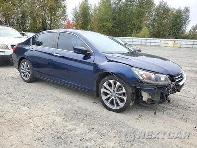 Czwarte zdjęcie samochodu z boku: 2015 HONDA ACCORD SPORT VIN:1HGCR2F5XFA105618 - miniatura