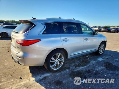 Trzecie zdjęcie samochodu z tyłu: 2013 INFINITI JX35 BASE VIN:5N1AL0MM9DC341745 - miniatura
