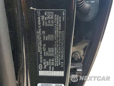 Zdjęcie 13 z 13 samochodu: 2024 HYUNDAI TUCSON SEL VIN:5NMJB3DE9RH306925 - miniatura