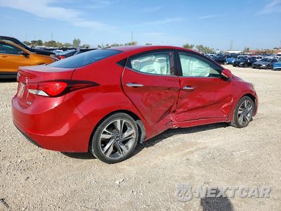 Trzecie zdjęcie samochodu z tyłu: 2014 HYUNDAI ELANTRA LIMITED VIN:KMHDH4AE5EU054093 - miniatura