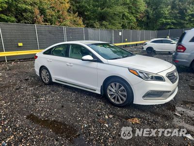 Czwarte zdjęcie samochodu z boku: 2017 HYUNDAI SONATA SPORT VIN:5NPE34AF3HH466074 - miniatura