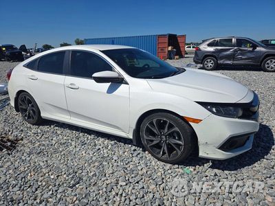 Czwarte zdjęcie samochodu z boku: 2019 HONDA CIVIC SPORT VIN:2HGFC2F81KH576187 - miniatura