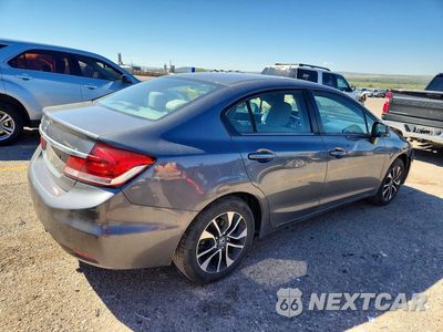 Trzecie zdjęcie samochodu z tyłu: 2013 HONDA CIVIC EX VIN:19XFB2F83DE255669 - miniatura