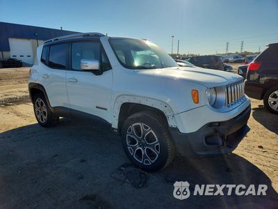Czwarte zdjęcie samochodu z boku: 2017 JEEP RENEGADE LIMITED VIN:ZACCJBDB6HPG10881 - miniatura