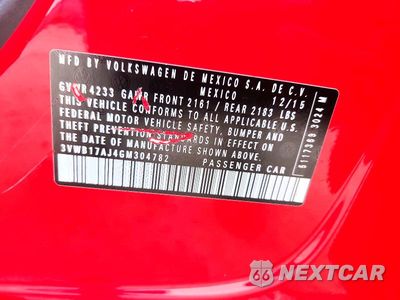 Zdjęcie 12 z 12 samochodu: 2016 VOLKSWAGEN JETTA SPORT VIN:3VWB17AJ4GM304782 - miniatura