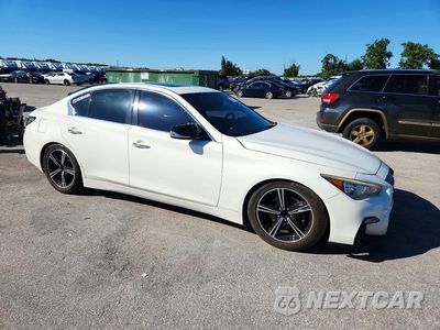Czwarte zdjęcie samochodu z boku: 2020 INFINITI Q50 3.0T LUXE VIN:JN1EV7AP7LM205522 - miniatura