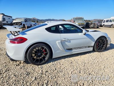 Trzecie zdjęcie samochodu z tyłu: 2016 PORSCHE CAYMAN GT4 VIN:WP0AC2A84GK191612 - miniatura