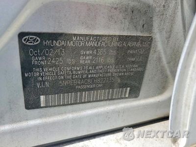 Zdjęcie 12 z 12 samochodu: 2014 HYUNDAI SONATA GLS VIN:5NPEB4AC8EH822135 - miniatura