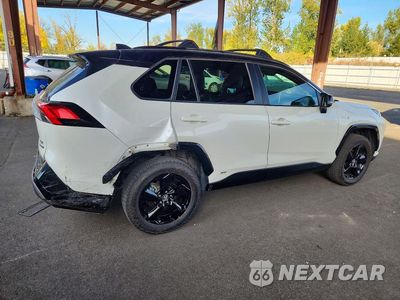 Trzecie zdjęcie samochodu z tyłu: 2021 TOYOTA RAV4 XSE VIN:4T3E6RFV9MU008353 - miniatura