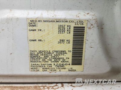 Zdjęcie 12 z 12 samochodu: 2017 NISSAN ALTIMA 2.5 S VIN:1N4AL3AP1HN320604 - miniatura