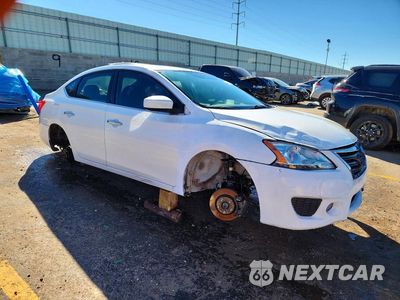 Czwarte zdjęcie samochodu z boku: 2013 NISSAN SENTRA S VIN:3N1AB7AP6DL626134 - miniatura