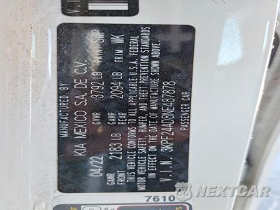Zdjęcie 13 z 13 samochodu: 2022 KIA FORTE LXS VIN:3KPF24AD8NE487878 - miniatura