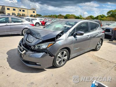 2019 NISSAN LEAF SV 1N4AZ1CP7KC312607 - główne zdjęcie licytacji z USA - miniatura