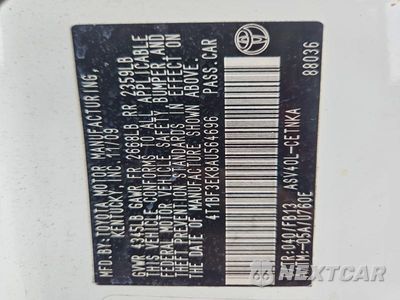 Zdjęcie 12 z 12 samochodu: 2010 TOYOTA CAMRY LE VIN:4T1BF3EK8AU564696 - miniatura