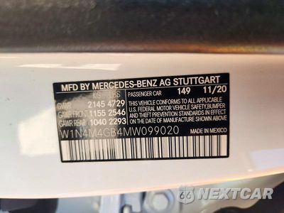 Zdjęcie 14 z 14 samochodu: 2021 MERCEDES-BENZ GLB 250 VIN:W1N4M4GB4MW099020 - miniatura
