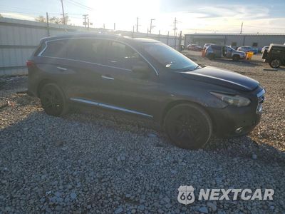 Czwarte zdjęcie samochodu z boku: 2013 INFINITI JX35 BASE VIN:5N1AL0MM0DC346400 - miniatura