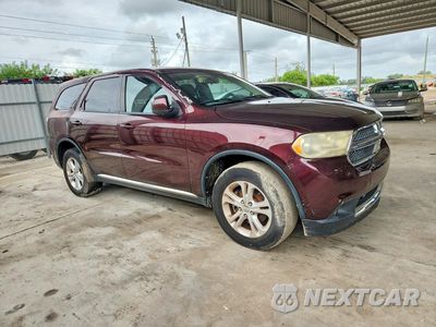 Czwarte zdjęcie samochodu z boku: 2012 DODGE DURANGO SXT VIN:1C4RDHAG1CC247536 - miniatura