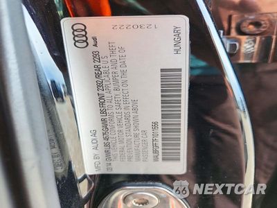 Zdjęcie 12 z 12 samochodu: 2015 AUDI A3 PREMIUM VIN:WAUBFGFF7F1011556 - miniatura