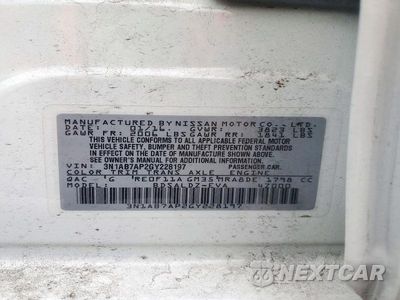 Zdjęcie 12 z 12 samochodu: 2016 NISSAN SENTRA SV VIN:3N1AB7AP2GY228197 - miniatura