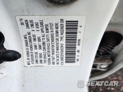 Zdjęcie 12 z 12 samochodu: 2016 HONDA CIVIC LX VIN:2HGFC2F57GH573419 - miniatura