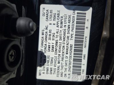 Zdjęcie 13 z 13 samochodu: 2014 HONDA CIVIC LX VIN:2HGFB2F55EH526082 - miniatura
