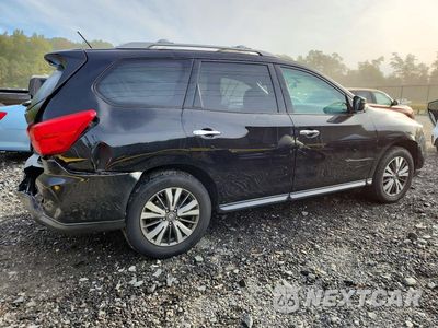 Trzecie zdjęcie samochodu z tyłu: 2017 NISSAN PATHFINDER S VIN:5N1DR2MM6HC673204 - miniatura