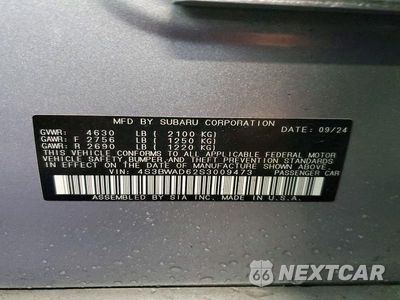 Zdjęcie 12 z 12 samochodu: 2025 SUBARU LEGACY PREMIUM VIN:4S3BWAD62S3009473 - miniatura