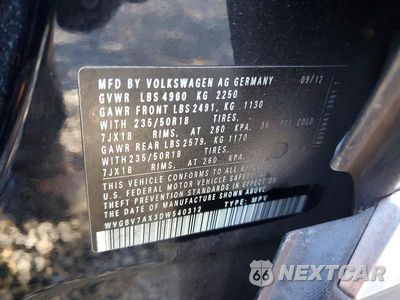 Zdjęcie 14 z 14 samochodu: 2013 VOLKSWAGEN TIGUAN S VIN:WVGBV7AX3DW540312 - miniatura