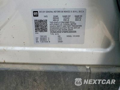 Zdjęcie 13 z 13 samochodu: 2021 CHEVROLET EQUINOX LT VIN:3GNAXKEV5MS165435 - miniatura