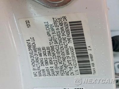 Zdjęcie 12 z 12 samochodu: 2022 HONDA ACCORD HYBRID SPORT VIN:1HGCV3F23NA043257 - miniatura