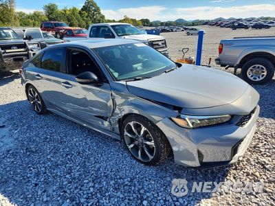 Czwarte zdjęcie samochodu z boku: 2025 HONDA CIVIC SPORT VIN:2HGFE4F80SH306681 - miniatura