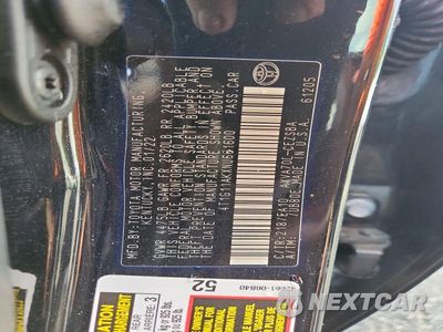 Zdjęcie 12 z 12 samochodu: 2022 TOYOTA CAMRY SE VIN:4T1G11AKXNU661600 - miniatura