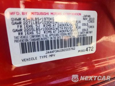 Zdjęcie 13 z 13 samochodu: 2011 MITSUBISHI OUTLANDER SPORT ES VIN:JA4AP3AU2BZ005762 - miniatura