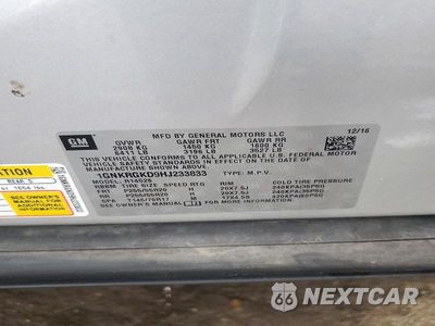 Zdjęcie 13 z 13 samochodu: 2017 CHEVROLET TRAVERSE LT VIN:1GNKRGKD9HJ233833 - miniatura