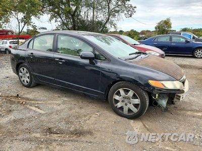 Czwarte zdjęcie samochodu z boku: 2006 HONDA CIVIC LX VIN:1HGFA16506L066069 - miniatura