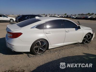 Trzecie zdjęcie samochodu z tyłu: 2020 HONDA ACCORD SPORT VIN:1HGCV2F30LA015254 - miniatura