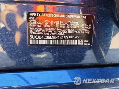 Zdjęcie 13 z 13 samochodu: 2021 BMW X5 M50I VIN:5UXJU4C06M9H14150 - miniatura
