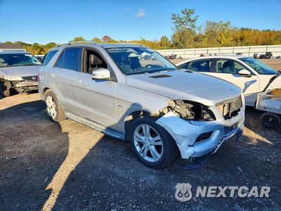 Czwarte zdjęcie samochodu z boku: 2012 MERCEDES-BENZ ML 350 4MATIC VIN:4JGDA5HB7CA018152 - miniatura