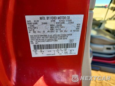 Zdjęcie 13 z 13 samochodu: 2008 FORD ESCAPE XLT VIN:1FMCU93148KA77380 - miniatura