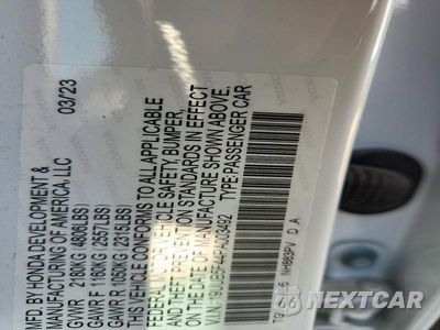 Zdjęcie 12 z 12 samochodu: 2023 ACURA TLX TECHNOLOGY VIN:19UUB5F44PA003492 - miniatura