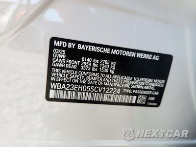 Zdjęcie 12 z 12 samochodu: 2025 BMW 740 I VIN:WBA23EH05SCV12224 - miniatura
