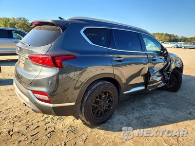 Trzecie zdjęcie samochodu z tyłu: 2019 HYUNDAI SANTA FE LIMITED 2.0T VIN:5NMS5CAA0KH111833 - miniatura