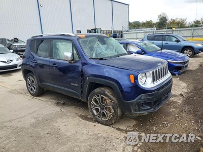 Czwarte zdjęcie samochodu z boku: 2017 JEEP RENEGADE LIMITED VIN:ZACCJBDB3HPF98754 - miniatura