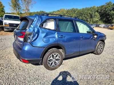 Trzecie zdjęcie samochodu z tyłu: 2022 SUBARU FORESTER PREMIUM VIN:JF2SKAEC4NH502287 - miniatura