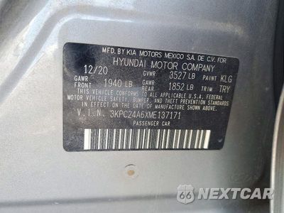 Zdjęcie 12 z 12 samochodu: 2021 HYUNDAI ACCENT SE VIN:3KPC24A6XME137171 - miniatura