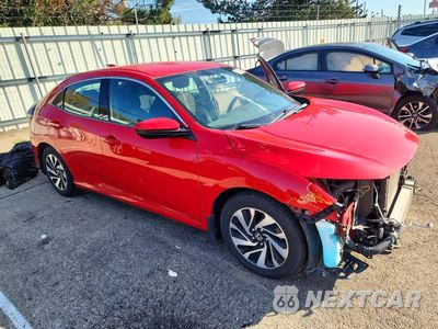 Czwarte zdjęcie samochodu z boku: 2018 HONDA CIVIC LX VIN:SHHFK7H24JU212016 - miniatura