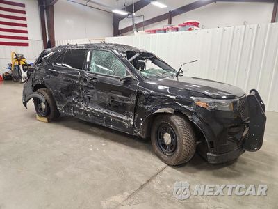 Czwarte zdjęcie samochodu z boku: 2021 FORD EXPLORER POLICE INTERCEPTOR VIN:1FM5K8ABXMGC39143 - miniatura